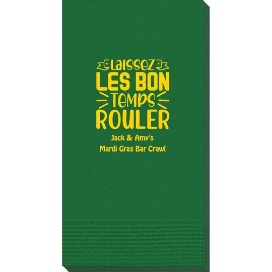 Let The Good Times Roll Guest Towels